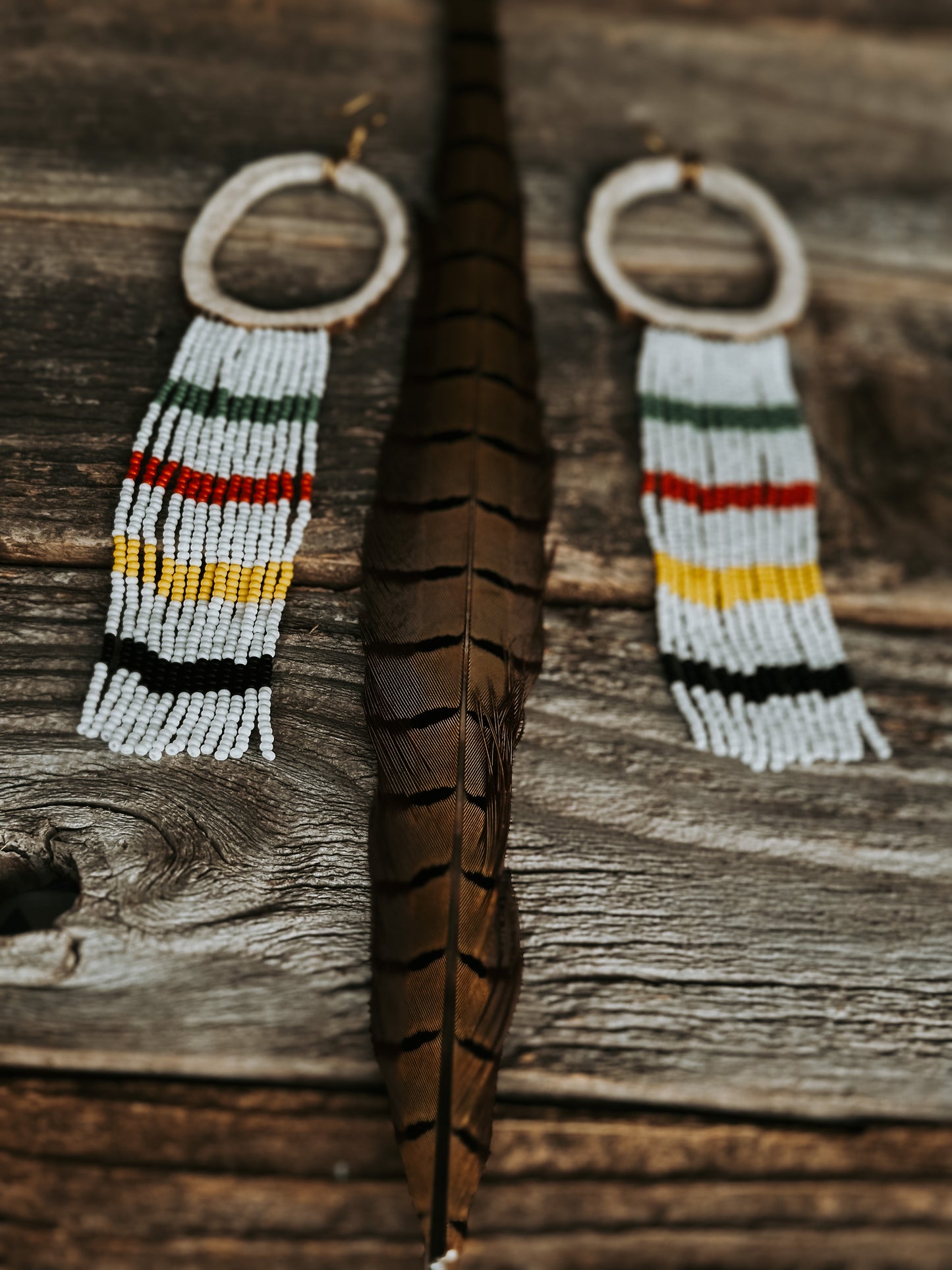 Elk Antler Glacier Blanket Fringe Set