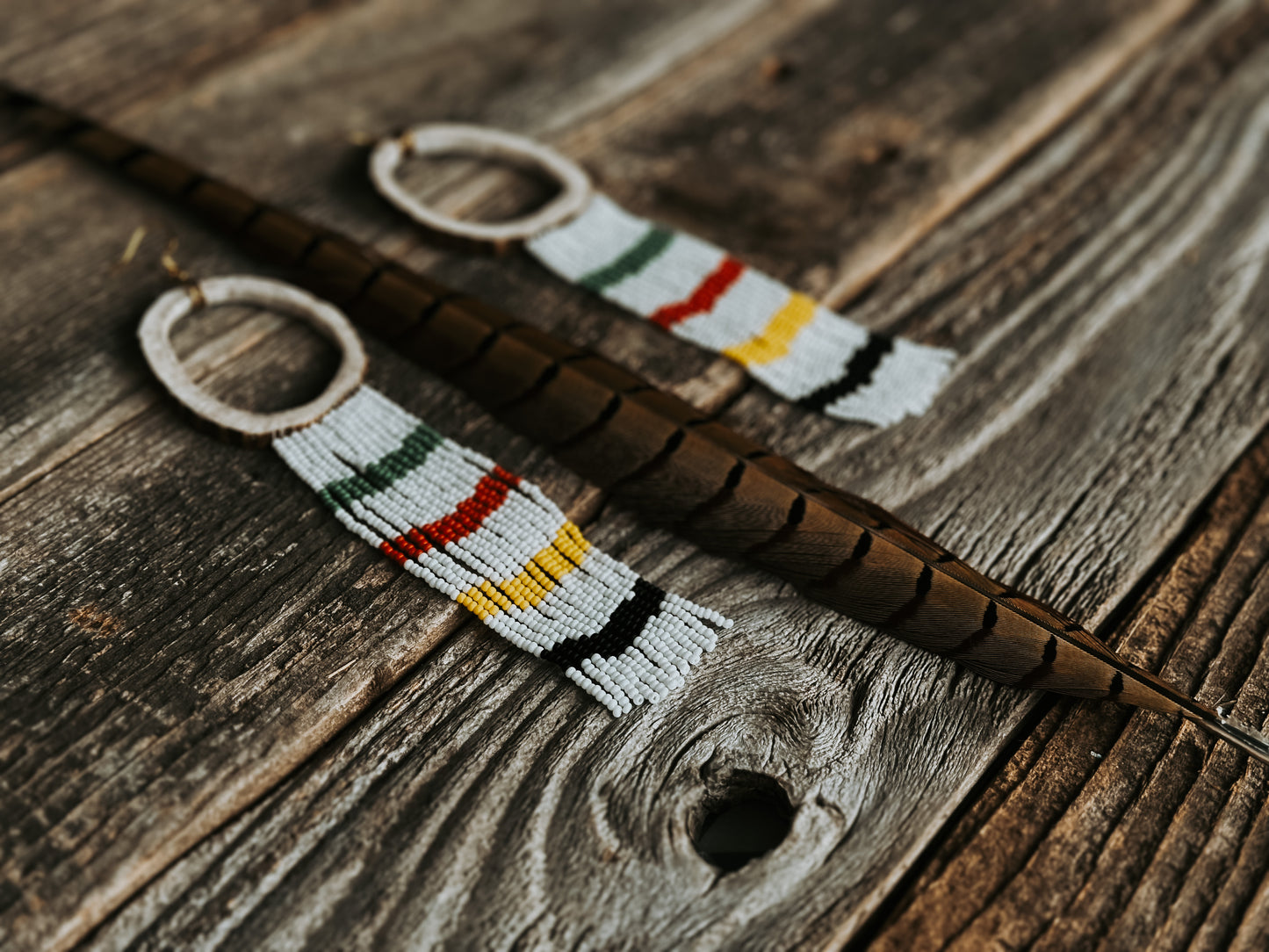 Elk Antler Glacier Blanket Fringe Set