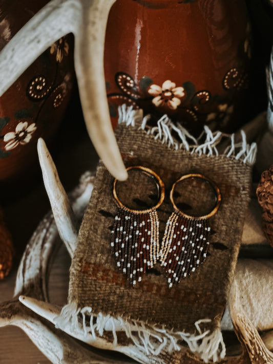 Burned Elk Antler Fawn Set-Warm Tones