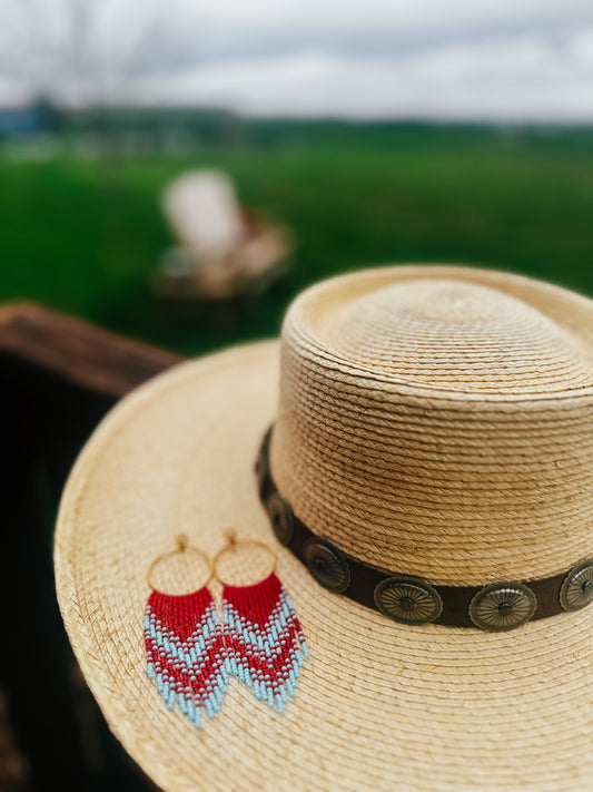Gone Country Beaded hoop set