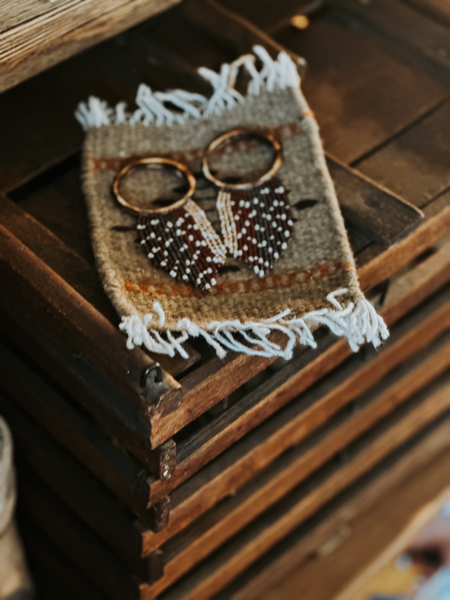 Burned Elk Antler Fawn Set-Warm Tones