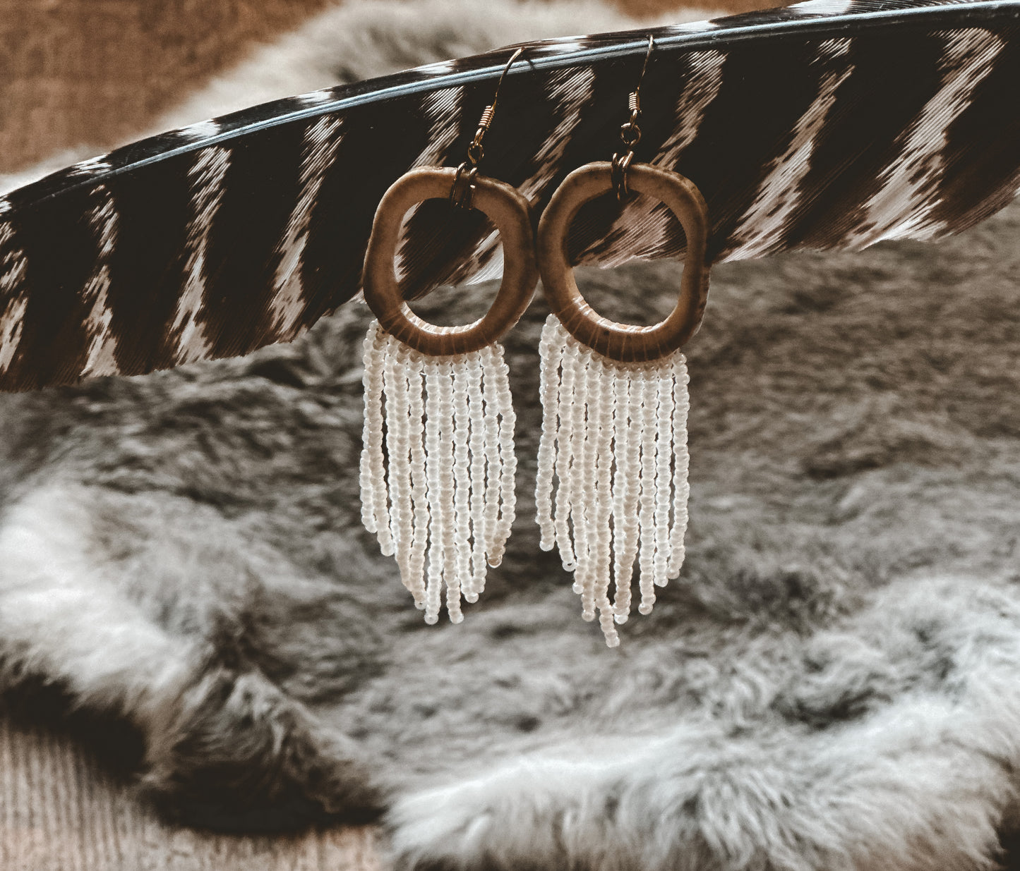 Antler Fringe Earrings